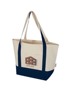 Tote bag in cotone riciclato certificato GRS da 320 g/m² Sam