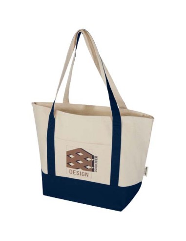 Tote bag in cotone riciclato certificato GRS da 320 g/m² Sam