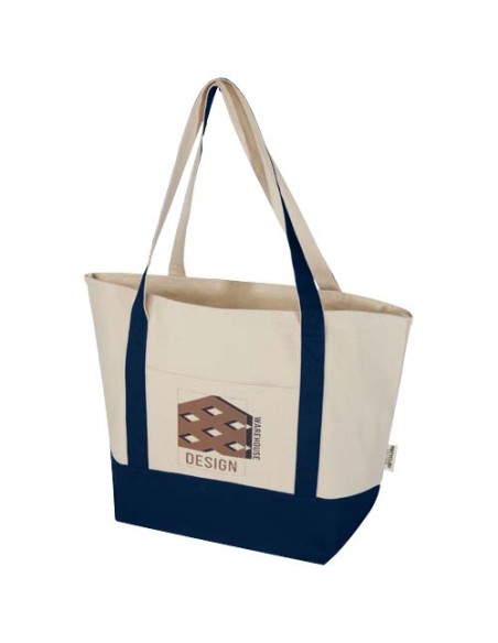 Tote bag in cotone riciclato certificato GRS da 320 g/m² Sam