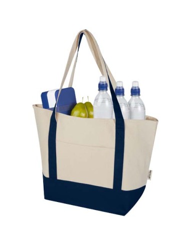 Tote bag in cotone riciclato certificato GRS da 320 g/m² Sam