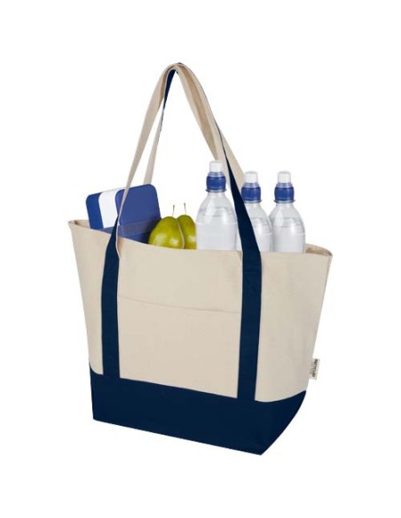 Tote bag in cotone riciclato certificato GRS da 320 g/m² Sam