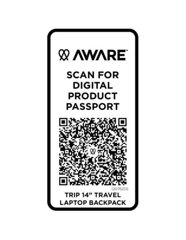 Zaino da viaggio per portatile da 14" in materiale riciclato da 9 litri Trip Aware™