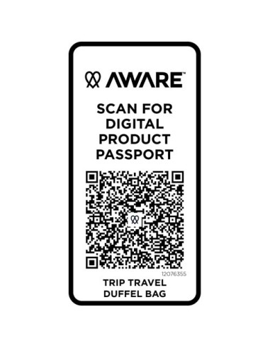 Borsone da viaggio in materiale riciclato da 42 litri Trip Aware™