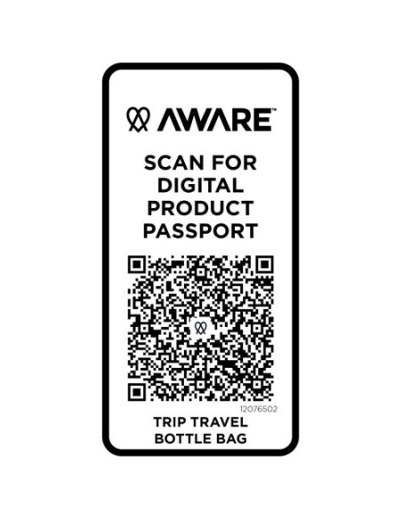 Borsa da viaggio per bottiglie in materiale riciclato da 2 litri Trip Aware™