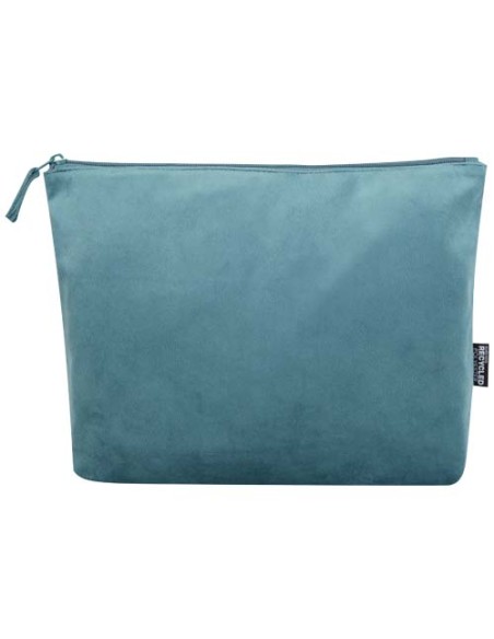 Set di beauty case in velluto riciclato certificato GRS Swift