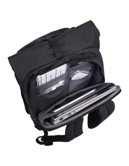 Zaino roll-top espandibile per portatile da 17" in materiale riciclato Case Logic Variate