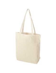 Tote bag da 11 litri con base ampia in tessuto biologico certificato OCS da 180 g/m² Odisha 