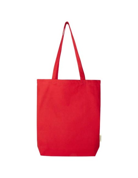 Tote bag da 11 litri con base ampia in tessuto biologico certificato OCS da 180 g/m² Odisha 