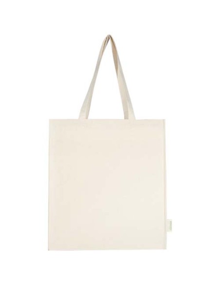 Tote bag a soffietto da 14 litri in tessuto biologico certificato OCS da 180 g/m² Odisha -14L