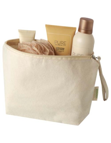 Custodia per accessori grande in tessuto biologico certificato OCS da180 g/m² Odisha - 3L