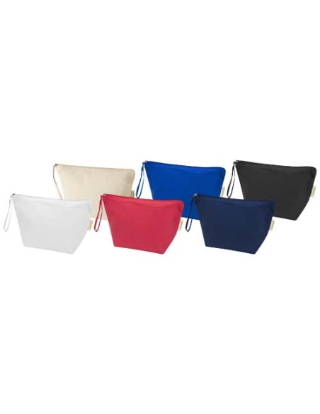 Custodia per accessori grande in tessuto biologico certificato OCS da180 g/m² Odisha - 3L