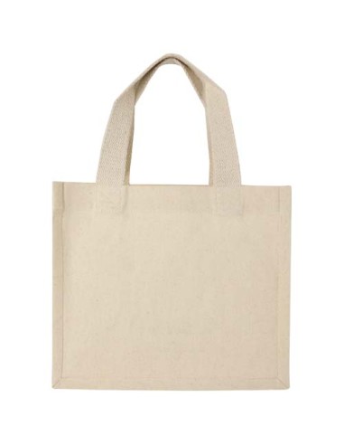 Tote bag mini a soffietto in cotone riciclato certificato GRS da 220 g/m² Odessa - 9L