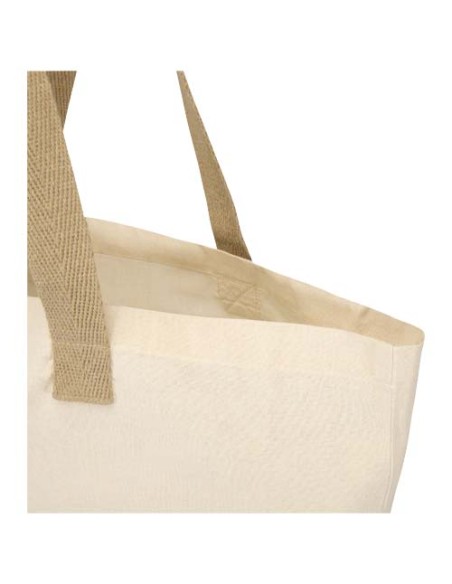 Tote bag pieghevole in cotone riciclato certificato GRS da 140 g/m² Sierra - 12L