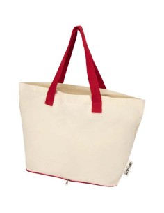 Tote bag pieghevole in cotone riciclato certificato GRS da 140 g/m² Sierra - 12L