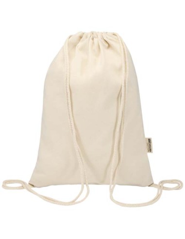 Borsa con cordoncino in materiale riciclato GRS da 180 g/m² Peru Blend - 5L