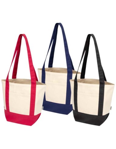 Tote bag mini in cotone riciclato certificato GRS da 320 g/m² Sam