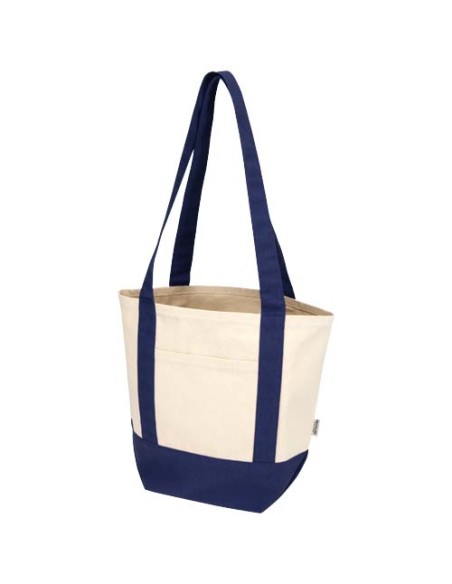 Tote bag mini in cotone riciclato certificato GRS da 320 g/m² Sam