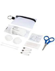 Borsa di pronto soccorso Valdemar da 16 pezzi con portachiavi