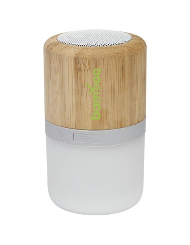 Speaker Bluetooth® in bambù Aurea con luce 