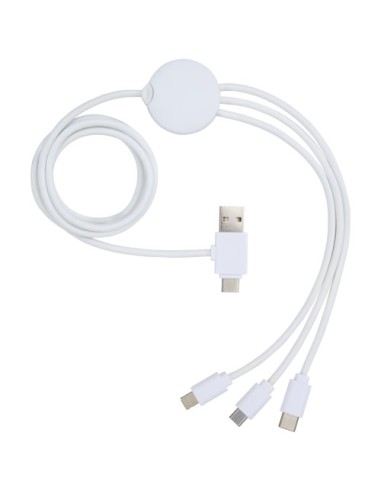 Cavo di ricarica 5 in 1 con additivo antibatterico Pure