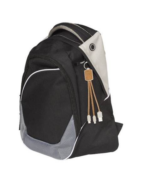 Cavo di ricarica 3 in 1 in sughero e paglia di grano Bates