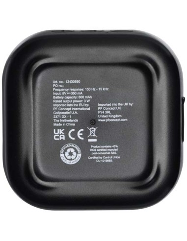 Mini speaker Bluetooth® 2.0 in plastica riciclata RCS da 3 W Stark