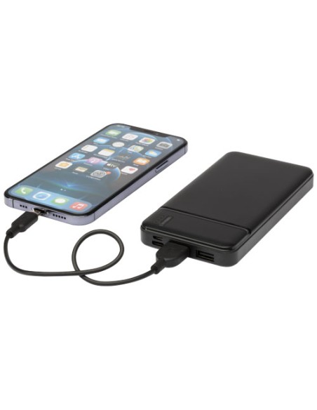 Power bank in plastica riciclata da 10.000 mAh Loop 