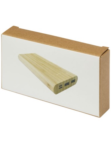 Power bank Tulda da 10,000 mAh in bambù