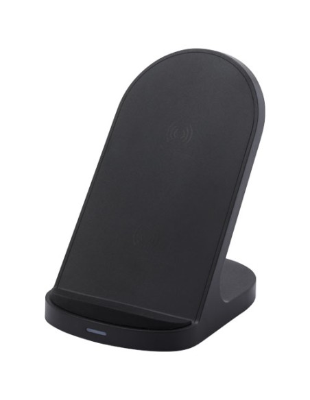 Stazione di ricarica in plastica riciclata RCS a doppia bobina da 15 W Loop