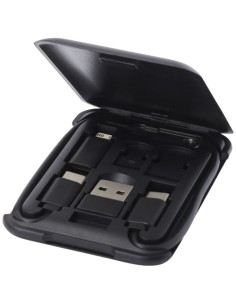 Cavo di ricarica modulare in plastica riciclata con supporto per telefono Savvy