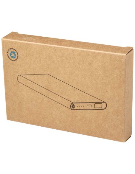 Power bank in alluminio riciclato da 4000 mAh tipo C Pep 