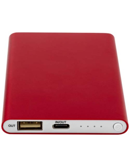 Power bank in alluminio riciclato da 4000 mAh tipo C Pep 