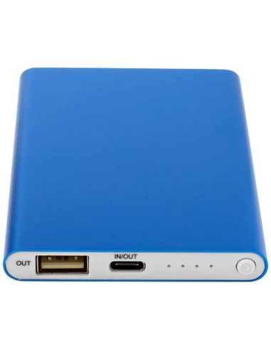 Power bank in alluminio riciclato da 4000 mAh tipo C Pep 