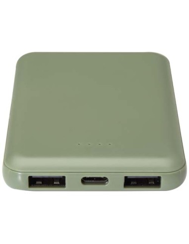 Power bank da 5000 mAh di Tipo C in plastica riciclata Asama