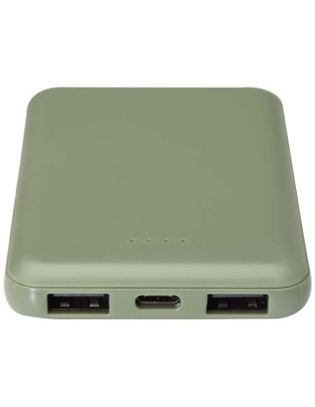Power bank da 5000 mAh di Tipo C in plastica riciclata Asama