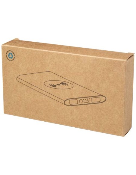 Power bank wireless da 8000 mAh Type C in alluminio riciclato Juice