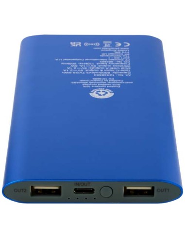 Power bank wireless da 8000 mAh Type C in alluminio riciclato Juice