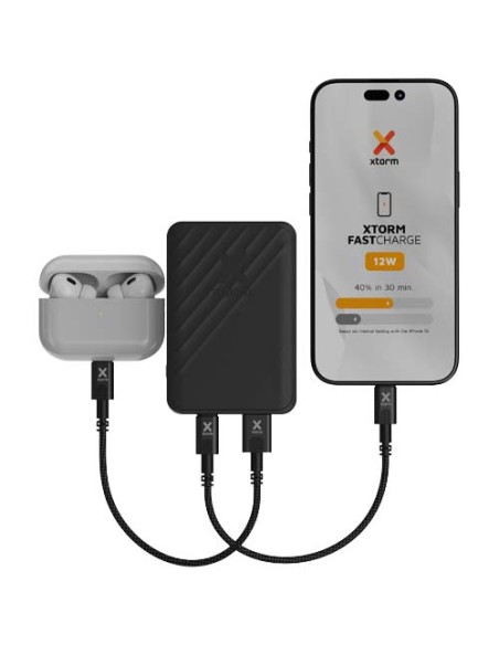 Power bank a ricarica rapida da 5.000 mAh 12 W Xtorm XG205 Go2 