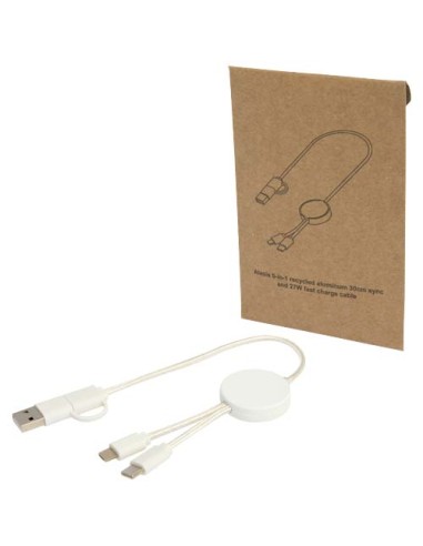 Cavo 5-in-1 in plastica riciclata da 30 cm per la sincronizzazione dei dati e la ricarica rapida da 27 W Citala