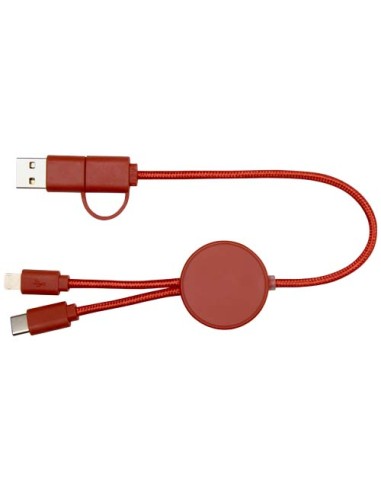 Cavo 5-in-1 in plastica riciclata da 30 cm per la sincronizzazione dei dati e la ricarica rapida da 27 W Citala