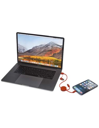 Cavo 5-in-1 in plastica riciclata da 30 cm per la sincronizzazione dei dati e la ricarica rapida da 27 W Citala