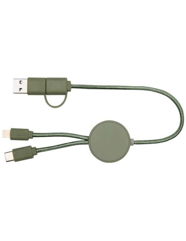 Cavo 5-in-1 in plastica riciclata da 30 cm per la sincronizzazione dei dati e la ricarica rapida da 27 W Citala