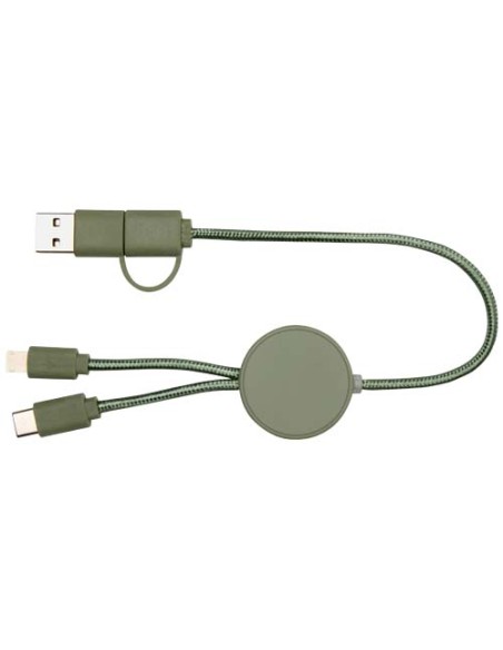 Cavo 5-in-1 in plastica riciclata da 30 cm per la sincronizzazione dei dati e la ricarica rapida da 27 W Citala