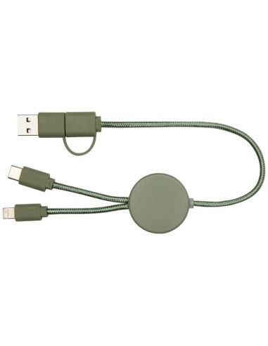 Cavo 5-in-1 in plastica riciclata da 30 cm per la sincronizzazione dei dati e la ricarica rapida da 27 W Citala
