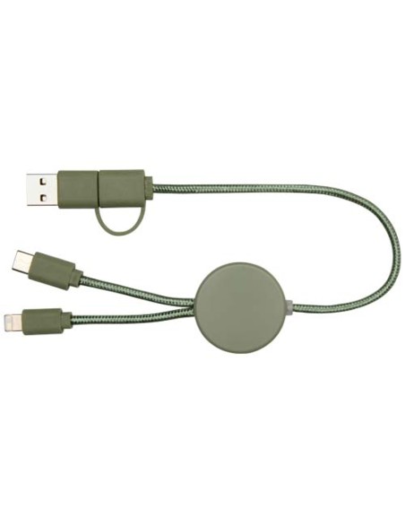 Cavo 5-in-1 in plastica riciclata da 30 cm per la sincronizzazione dei dati e la ricarica rapida da 27 W Citala