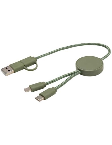 Cavo 5-in-1 in plastica riciclata da 30 cm per la sincronizzazione dei dati e la ricarica rapida da 27 W Citala