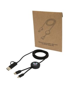 Cavo 5-in-1 in plastica riciclata da 150 cm per la sincronizzazione dei dati e la ricarica rapida da 27 W Citala