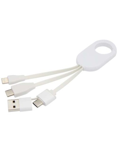 Cavo di ricarica 4-in-1 in alluminio riciclato Troop