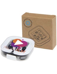 Cuffie tipo C cablate con astuccio in plastica riciclata Baekdu