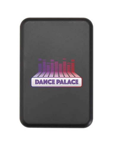 Power bank magnetico wireless da 5.000 mAh e 15 W con 20 W PD in plastica riciclata Acrab